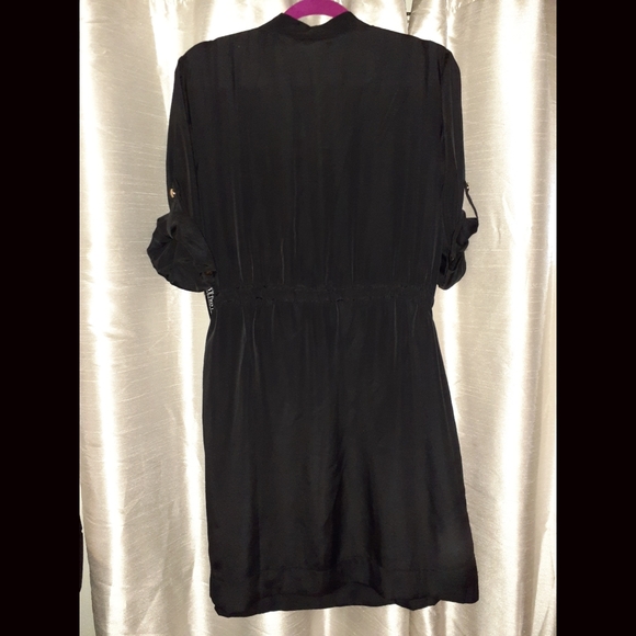 Drawstring Waisted Shirt Dress - Picture 2 of 6